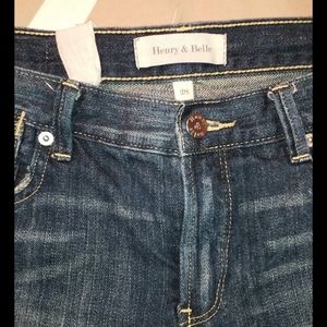 Women Jeans Relaxed Skinny by Henry & Belle 28